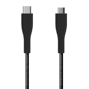 Cable Aisens USB Tipo-C Macho - MicroUSB/ 2m/