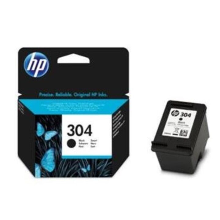 HP 304 Negro Cartucho de Tinta Original - N9K06AE