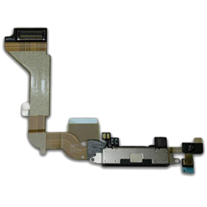 Conector carga y microfono Negro iPhone 4