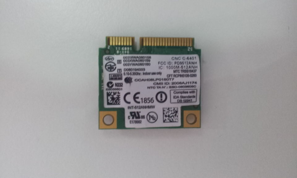 Tarjeta Wifi Acer Aspire 5810T