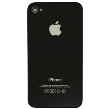 Tapa trasera Negro Iphone 4
