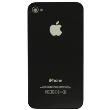 Tapa trasera Negro Iphone 4