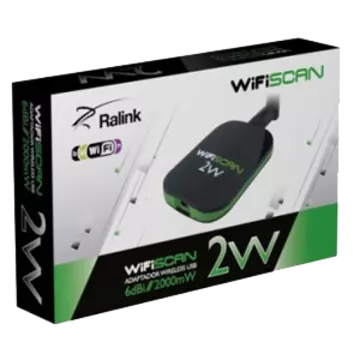 Antena WIFI USB 2W WifiScan Ralink