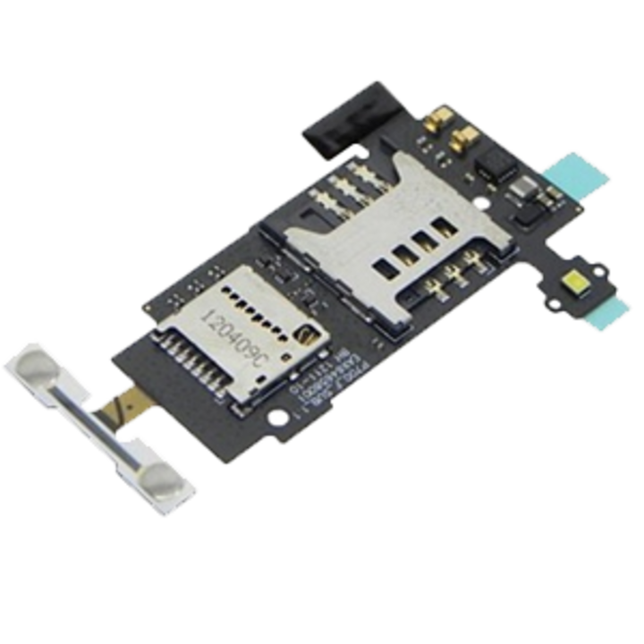Placa portaSIM y microSD Optimus L7 P700