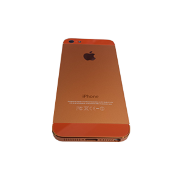 Tapa trasera iPhone 5 Naranja compatible