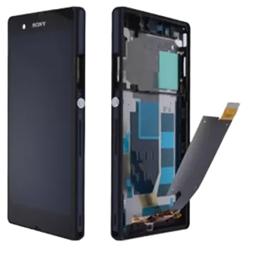 Pantalla con marco Xperia Z Negra original
