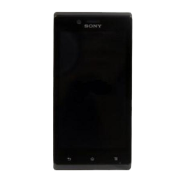Pantalla con marco Xperia J ST26i Negra original