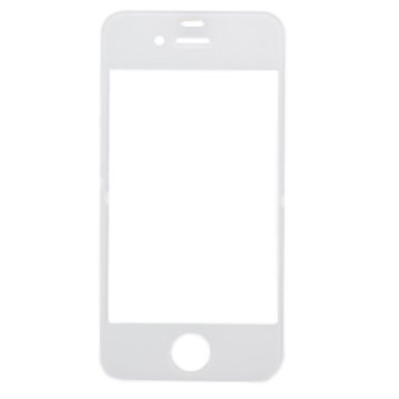 Cristal iPhone 4 / 4S Blanco
