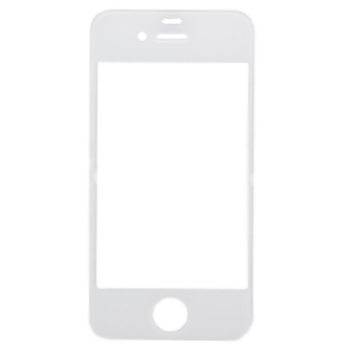 Cristal iPhone 4 / 4S Blanco