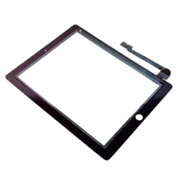 Táctil iPad 3 y 4 Negro compatible