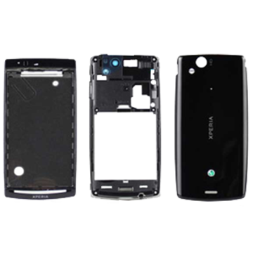 Carcasa completa Negro Xperia Arc S LT18i