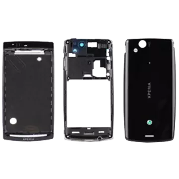 Carcasa completa Negro Xperia Arc S LT18i