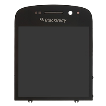 Pantalla completa Q10 Negra (Amoled)