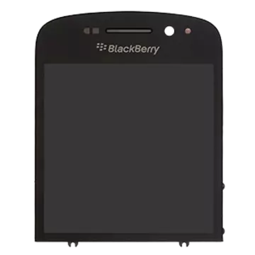 Pantalla completa Q10 Negra (Amoled)
