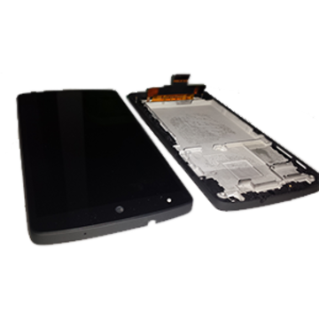 Pantalla con marco nexus 5 D820 Negra