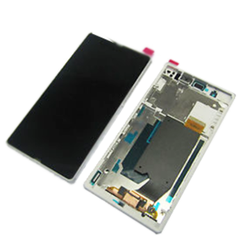 Pantalla con marco Xperia Z blanca original