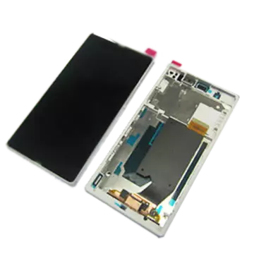 Pantalla con marco Xperia Z blanca original