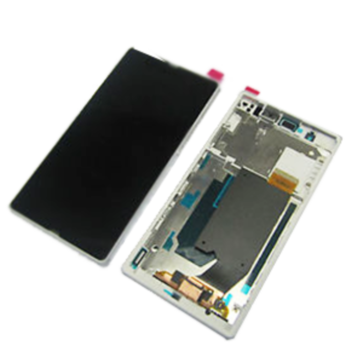 Pantalla con marco Xperia Z blanca original