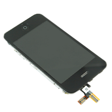 Pantalla completa con marco Negro iPhone 3G
