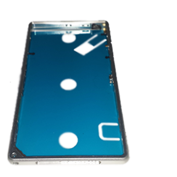 Marco Blanco Xperia Z1 con botones y tapas