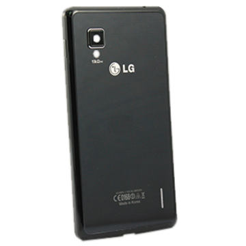Tapa trasera completa negra Optimus G E975