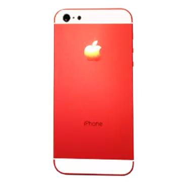 Tapa trasera iPhone 5 Rojo compatible