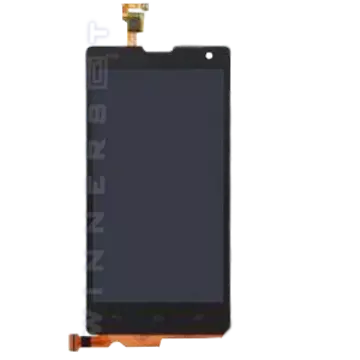 Pantalla completa Huawei Ascend G740 negra