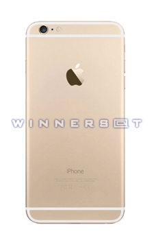 Tapa trasera iPhone 6 dorada original