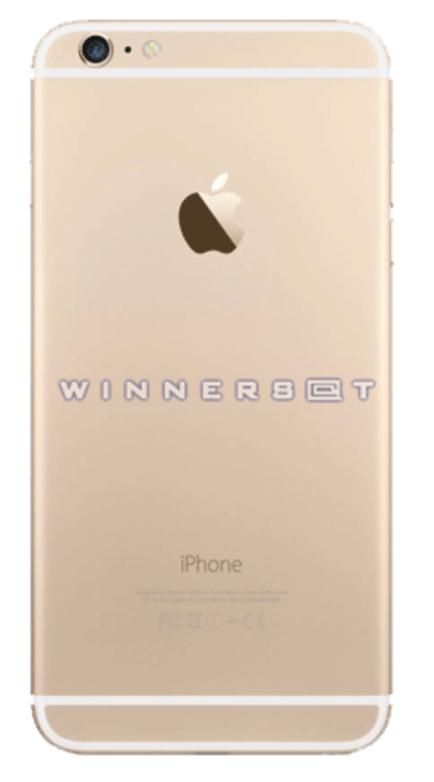 Tapa trasera iPhone 6 Plus Dorada Original