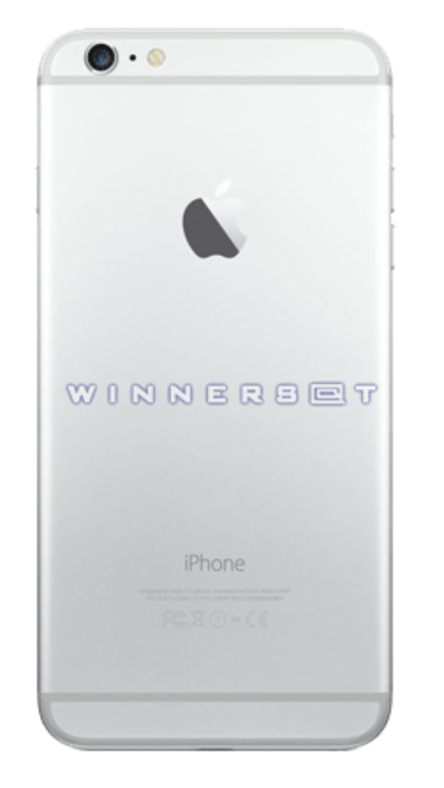 Tapa trasera iPhone 6 Plus Plata Original