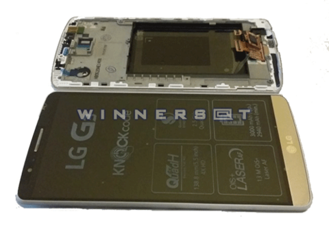 Pantalla completa con marco LG G3 D855 Dorado