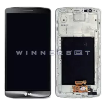 Pantalla completa con marco  LG G3 D855 Plata