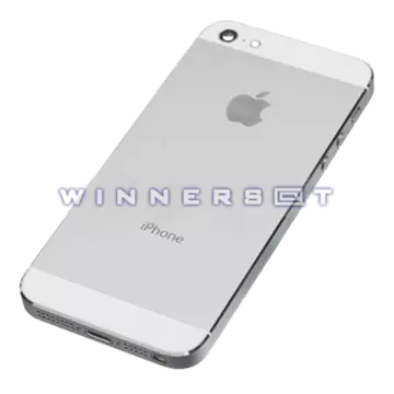 Tapa trasera Iphone 5 Plata original