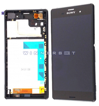Pantalla con marco Xperia Z3 Original Sony Negra