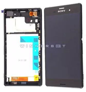 Pantalla con marco Xperia Z3 Original Sony Negra