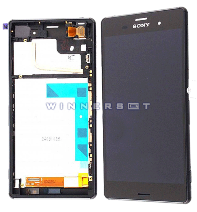 Pantalla con marco Xperia Z3 Original Sony Negra