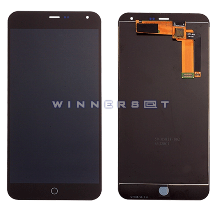 Pantalla completa Meizu M1 Note Negra