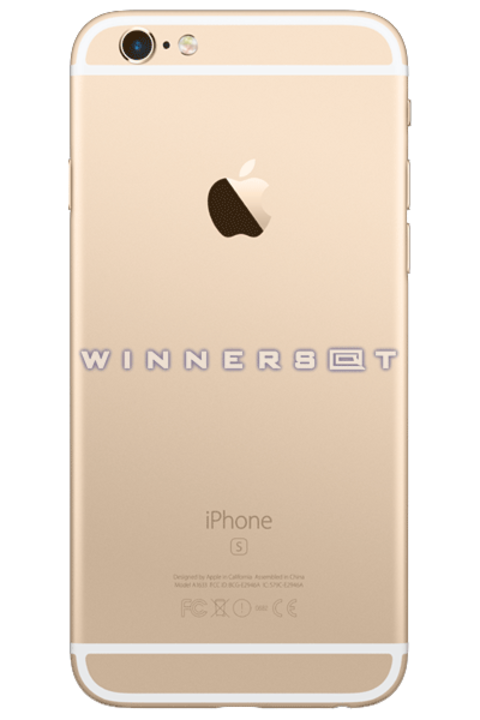 Tapa trasera iPhone 6S Dorada Original