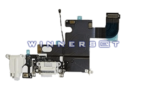 Conector de carga Iphone 6 4.7 Gris claro