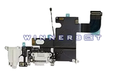 Conector de carga Iphone 6 4.7 Gris claro