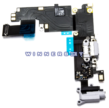 Flex Conector de carga iPhone 6 Plus Gris