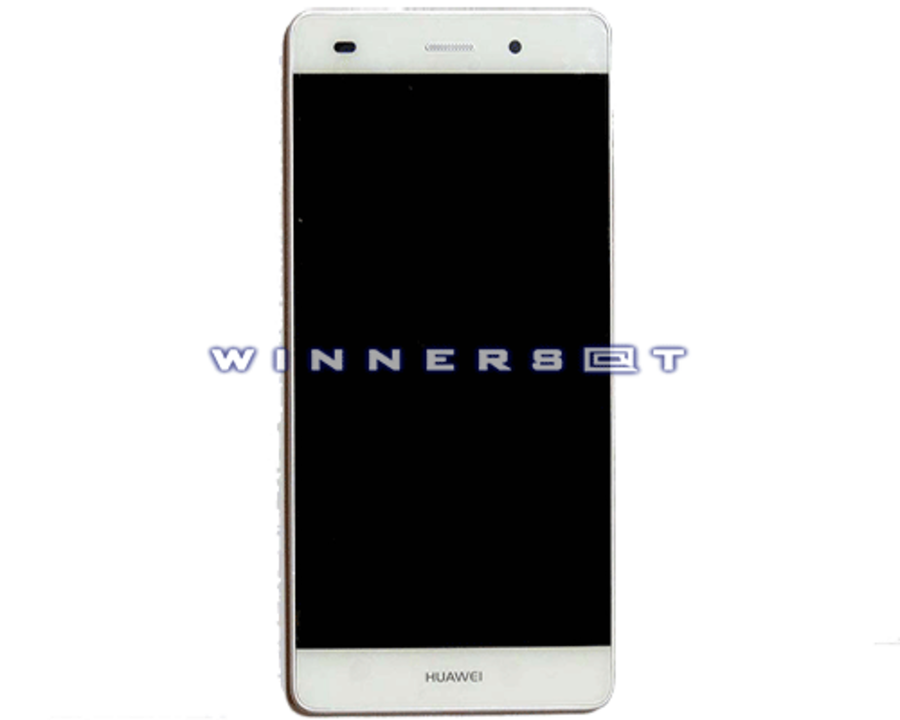 Pantalla con marco Huawei P8 Lite blanco original