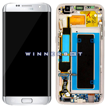 Pantalla completa S7 EDGE SM-G935F Plata original