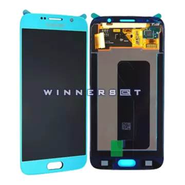 Pantalla Completa Galaxy S6 SM-G920F azul Topacio