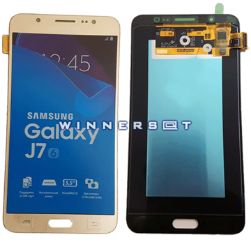 Pantalla J7 2016 SM-J710F Dorada original