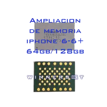 Ampliación o reparación memoria iPhone 6 y 6 Plus