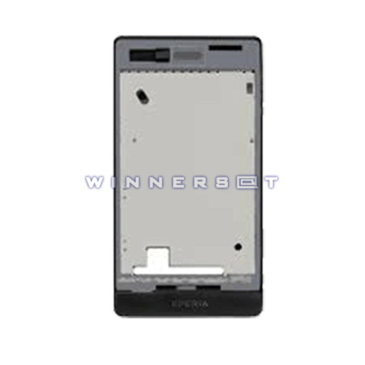 Marco frontal Xperia Miro ST23i Negro original