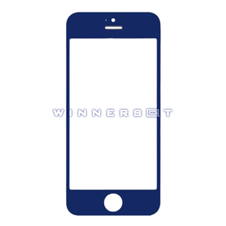 Cristal iPhone 5, 5S, 5C Azul