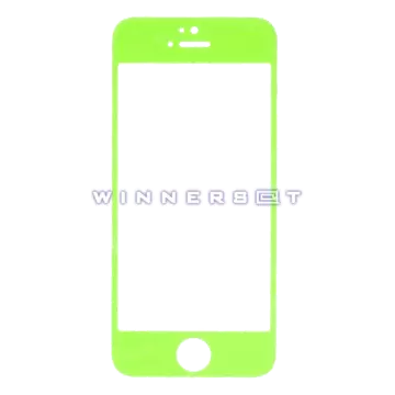 Cristal iPhone 5, 5S, 5C verde
