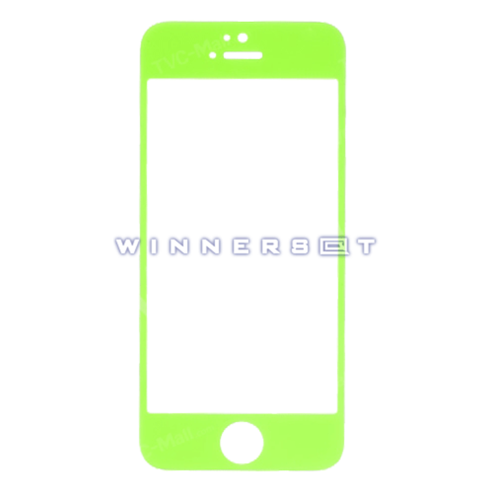 Cristal iPhone 5, 5S, 5C verde